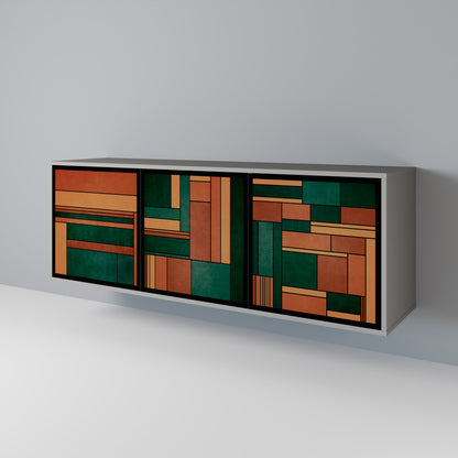 EARTHY FIGURES 3-Door Sideboard