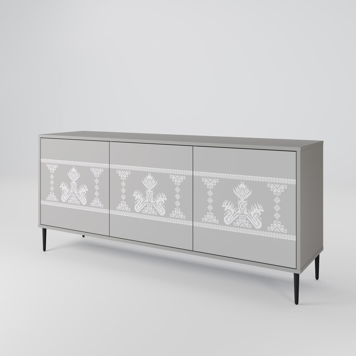 THAI GRAY Aparador de 3 Portas