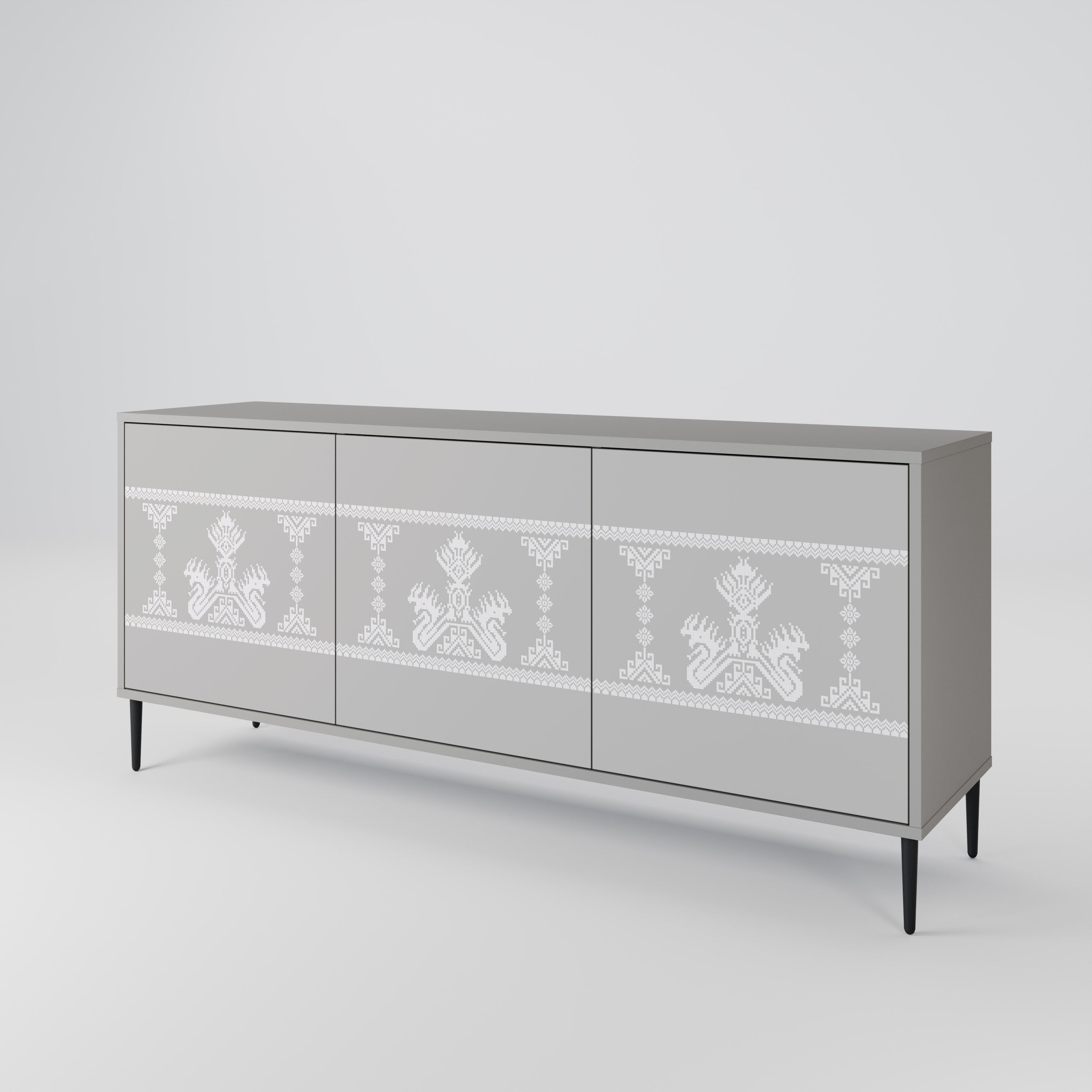 THAI GRAY Aparador de 3 Portas