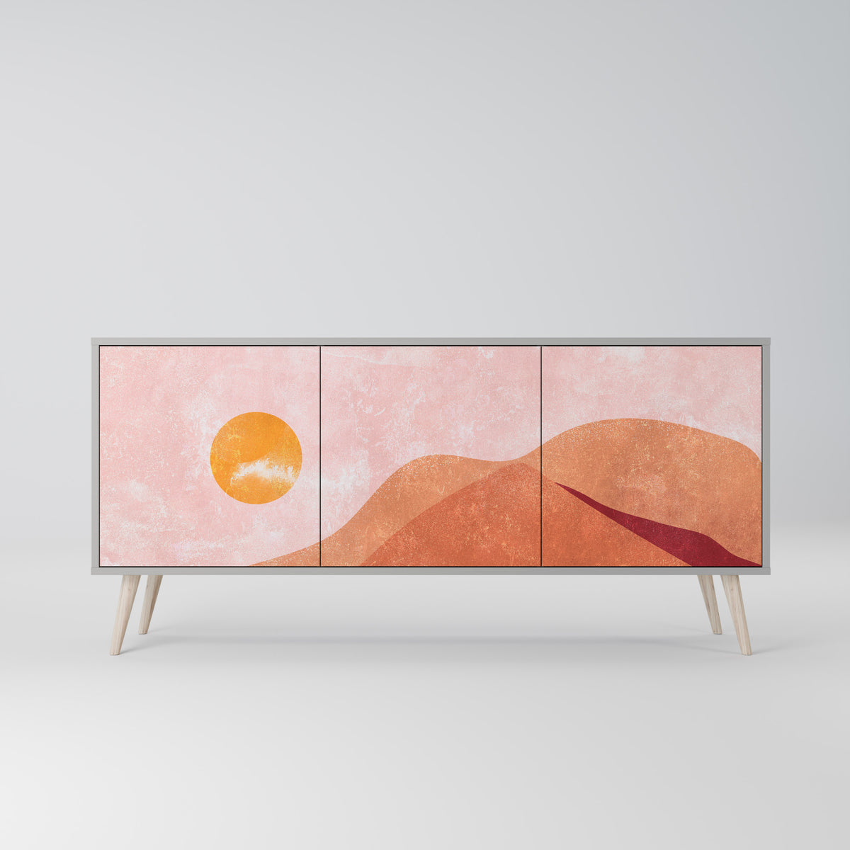 LUMINOUS SUNLIGHT 3-Door Sideboard