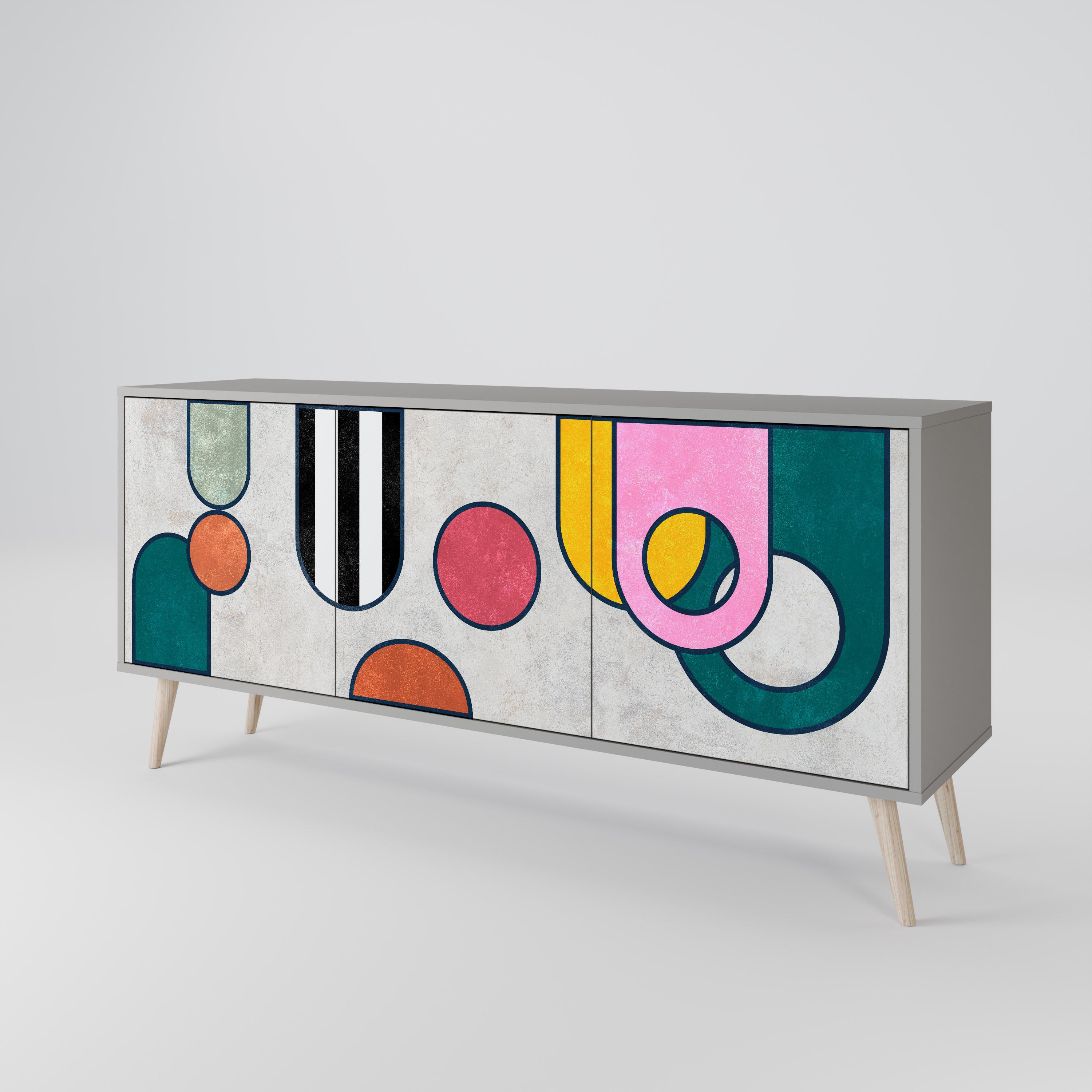 COOL STORY 3-Door Sideboard