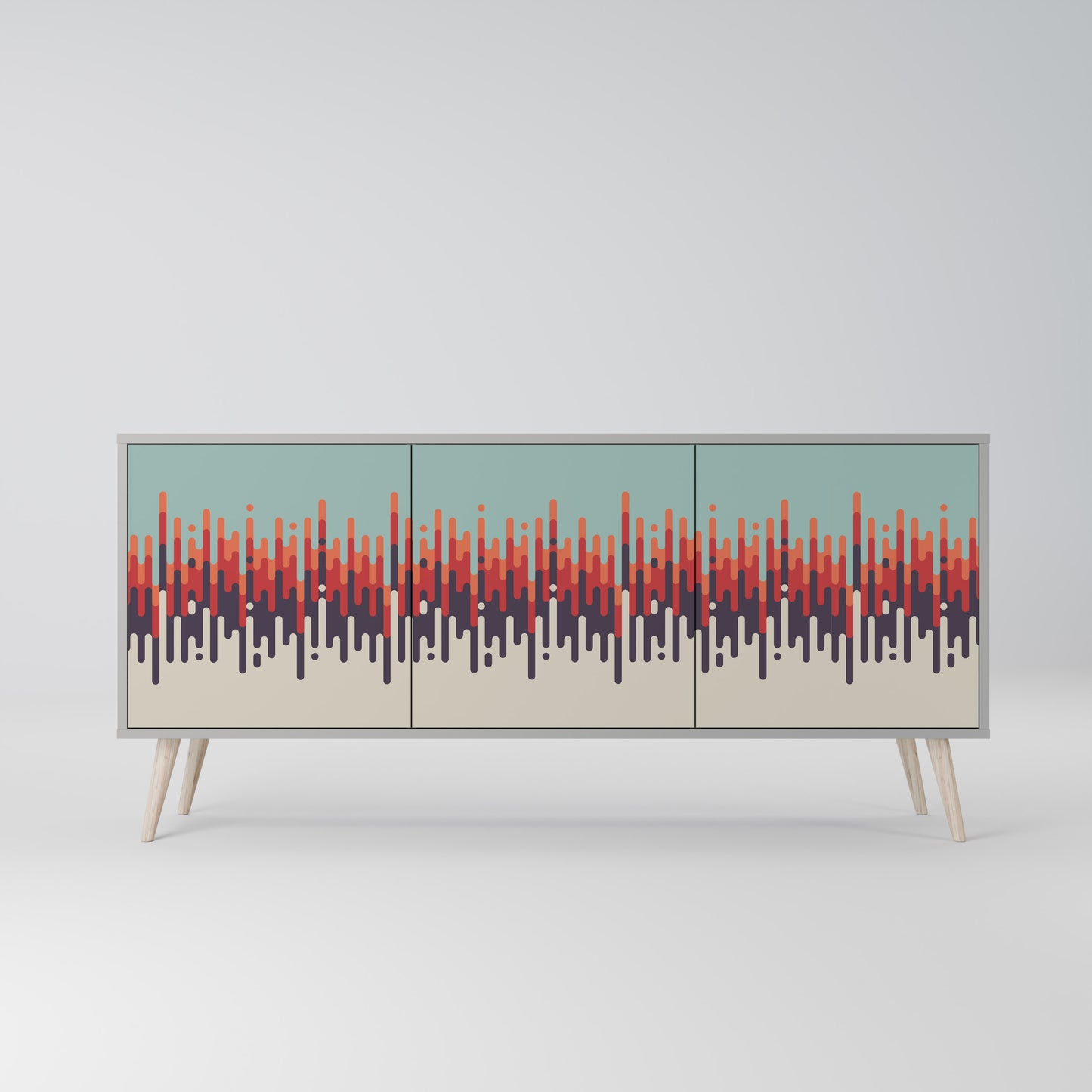 CHROMA CONTOURS 3-Door Sideboard