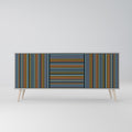LINEOUT SPECTRUM 3-Door Sideboard in Grey Finish