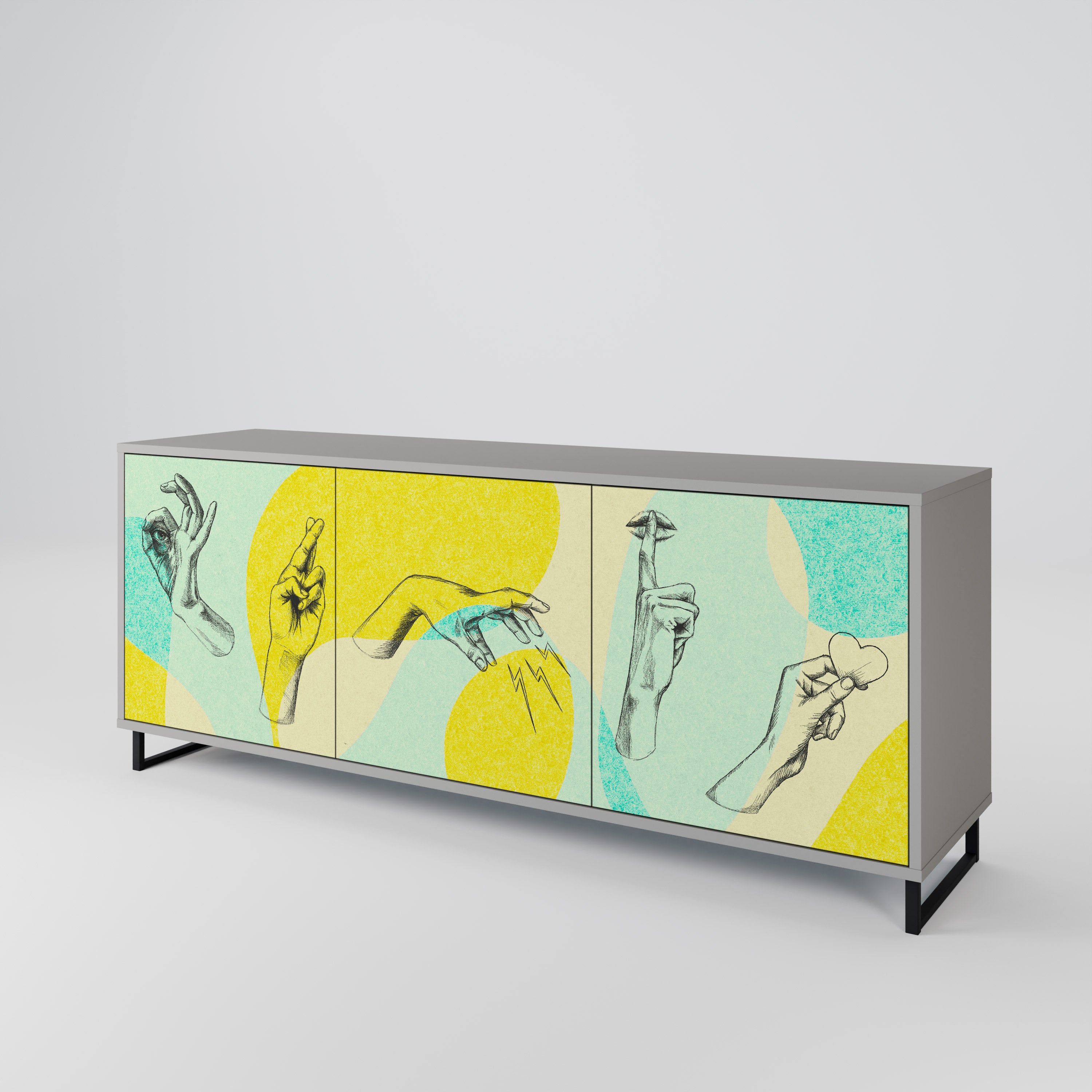 BODY LANGUAGE 3-Door Sideboard