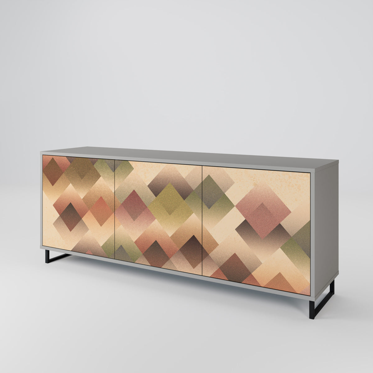 GEOMETRIC FUSION Aparador de 3 Portas