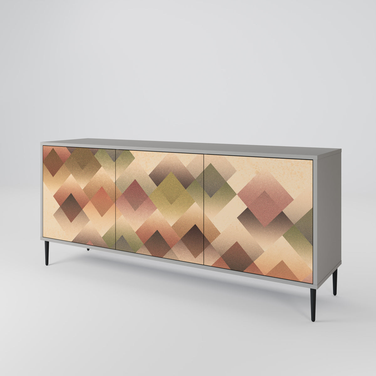 GEOMETRIC FUSION Aparador de 3 Portas