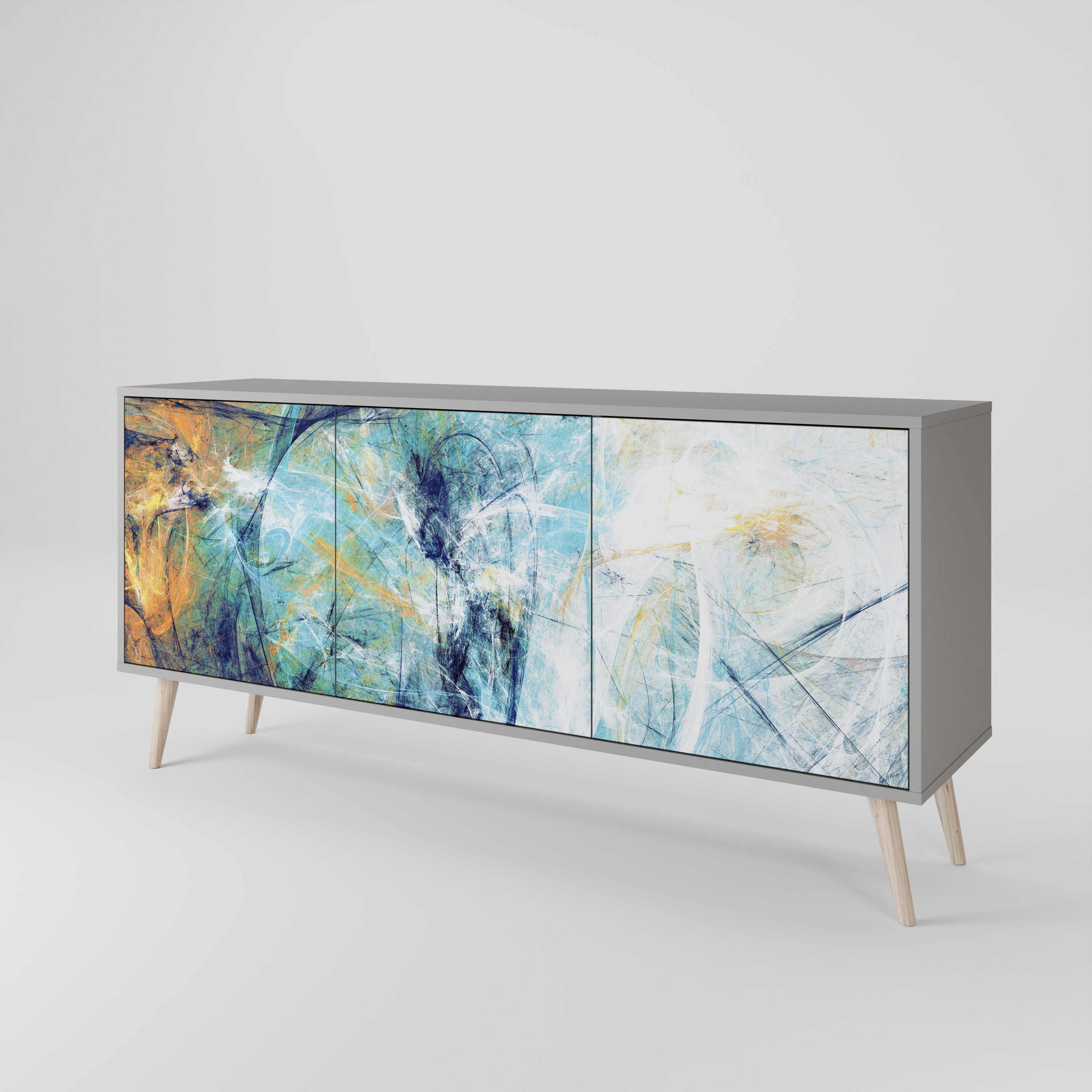 ABSTRACT THOUGHTS 3-Door Sideboard