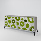 GREEN RHAPSODY 3-Door Sideboard in Grey Finish