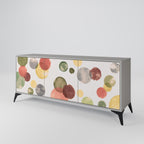 FLEETING HAPPINESS 3-Door Sideboard in Grey Finish