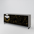 STELLAR CONSTELLATIONS 3-Door Sideboard in Grey Finish