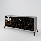 STELLAR CONSTELLATIONS 3-Door Sideboard in Grey Finish