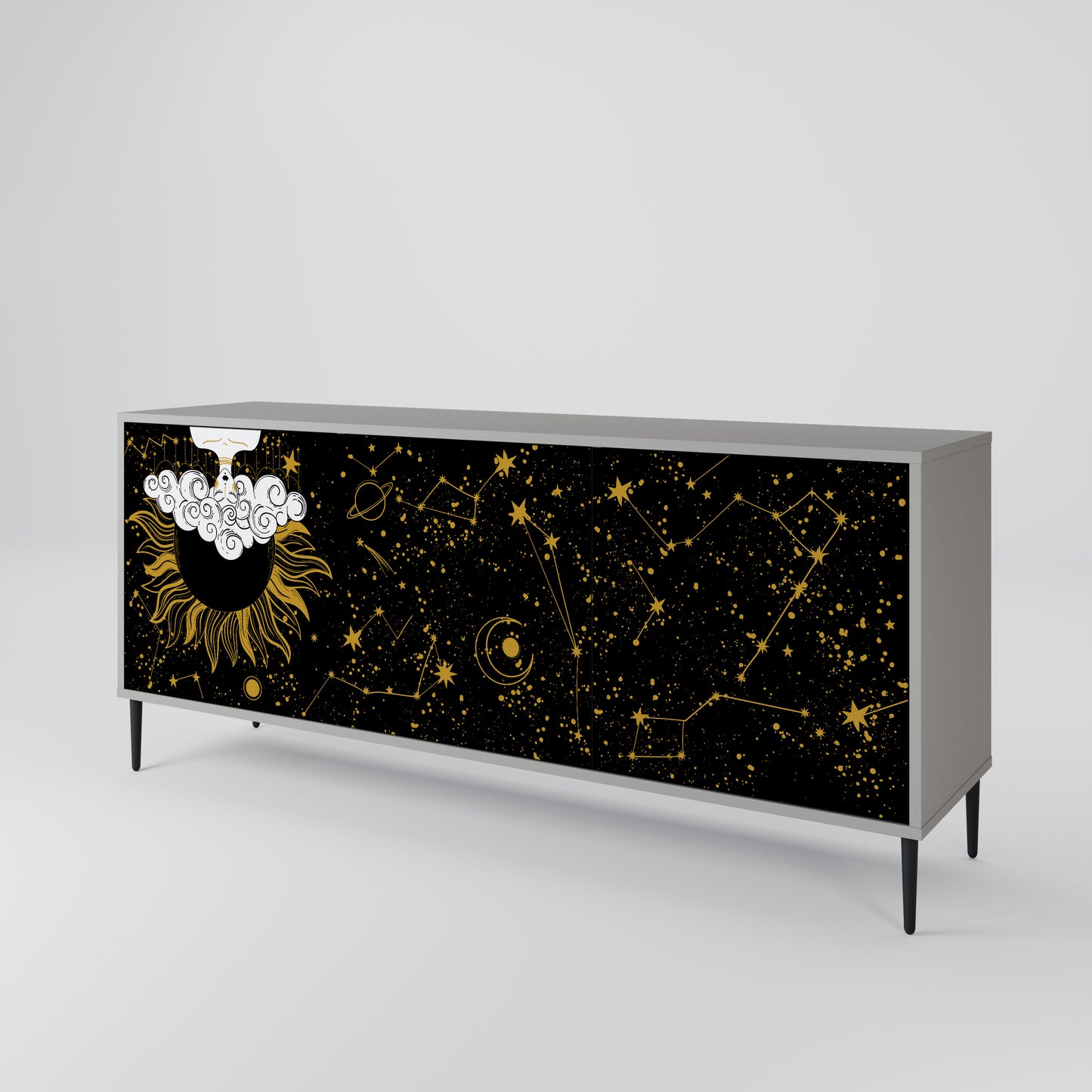 STELLAR CONSTELLATIONS Aparador de 3 Portas
