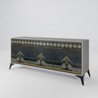 ROYAL ORDINARINESS 3-Door Sideboard in Grey Finish