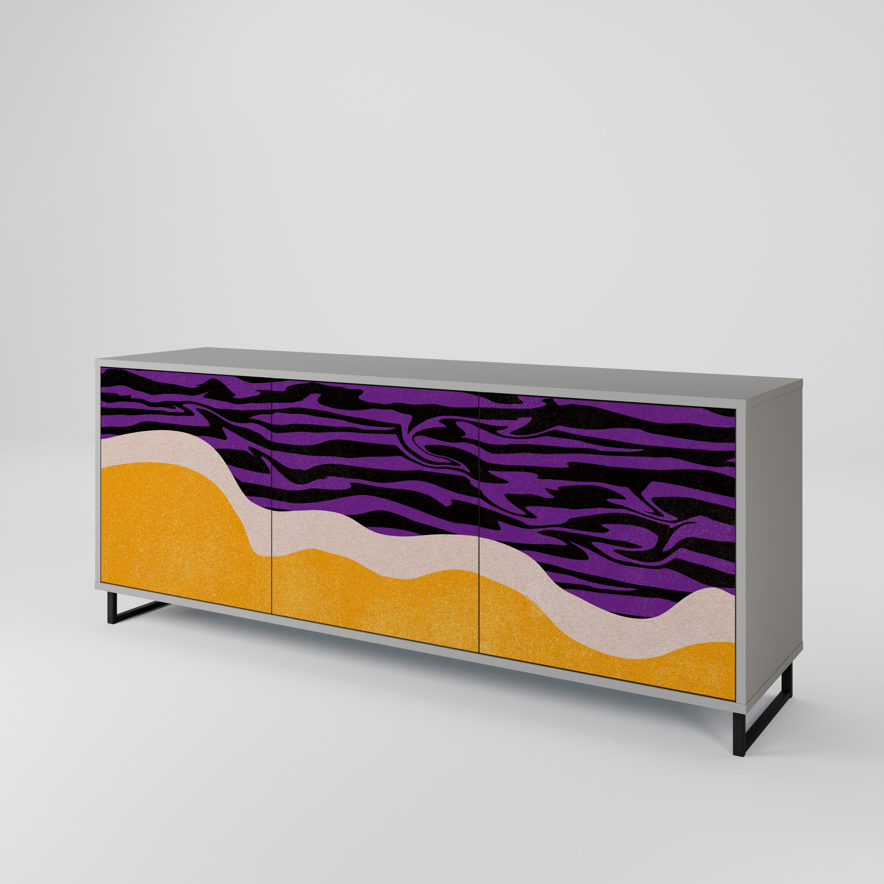 INDEPENDENT BORDER Aparador de 3 Portas