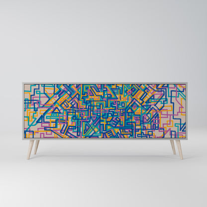 MEMORIES MAP 3-Door Sideboard