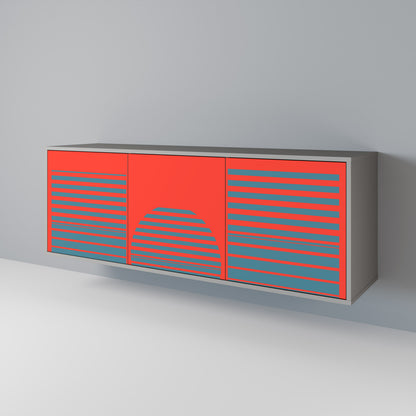 RISING GEOMETRY STARS 3-Door Sideboard