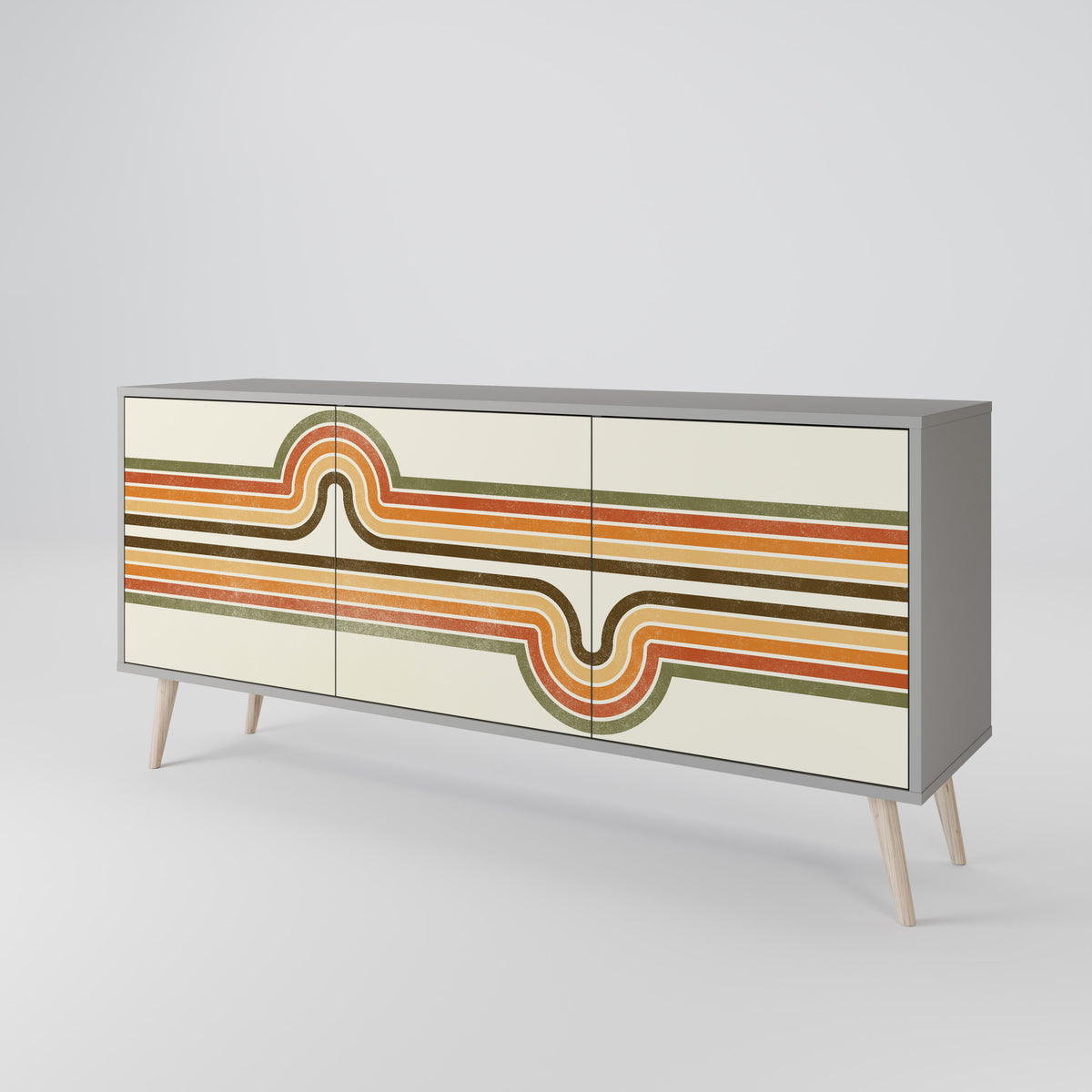 EXCEPTIONAL STREAM 3-Door Sideboard