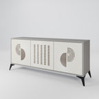 HARMONY ESSENCE 3-Door Sideboard in Grey Finish