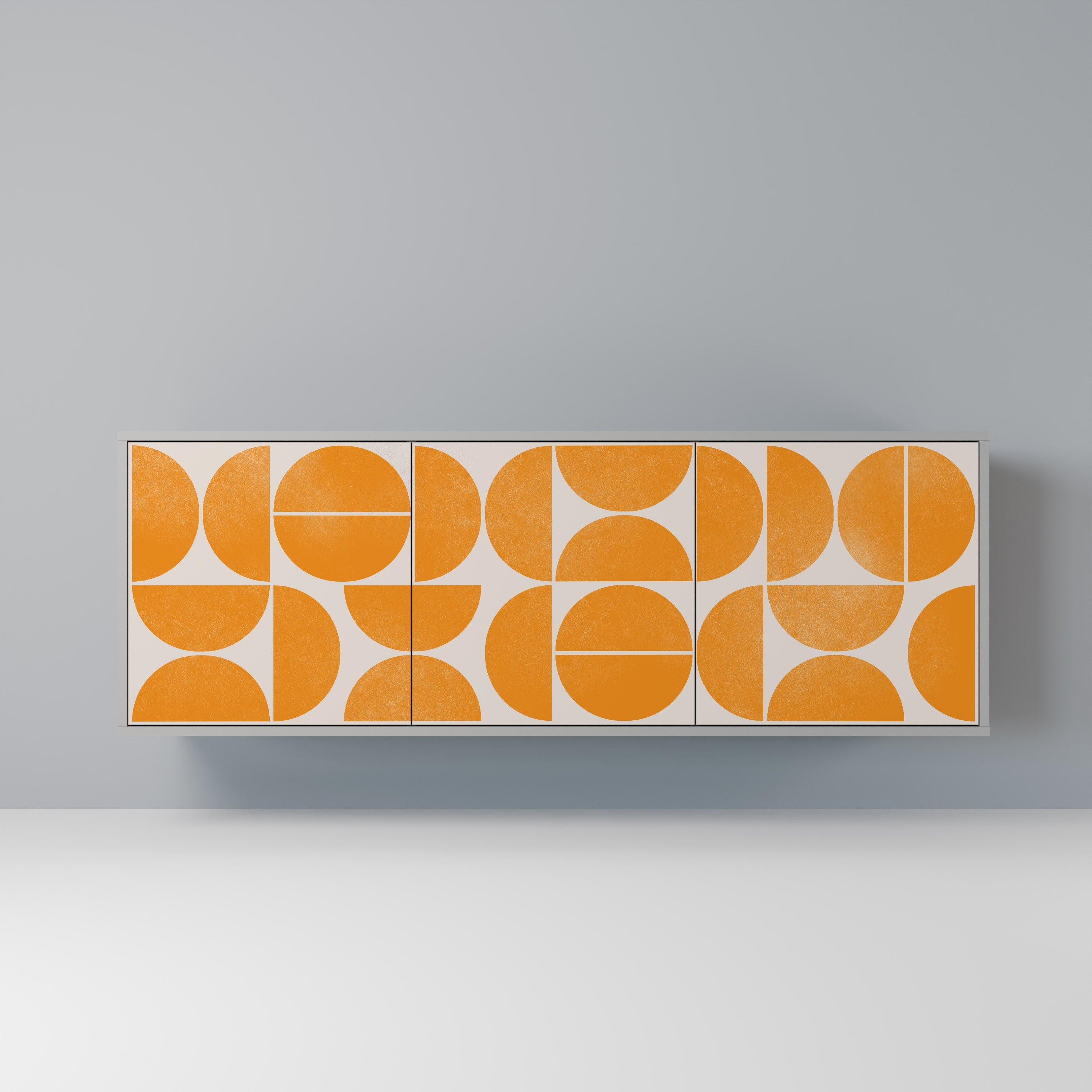 RECURRING DREAMS 3-Door Sideboard in Grey Finish