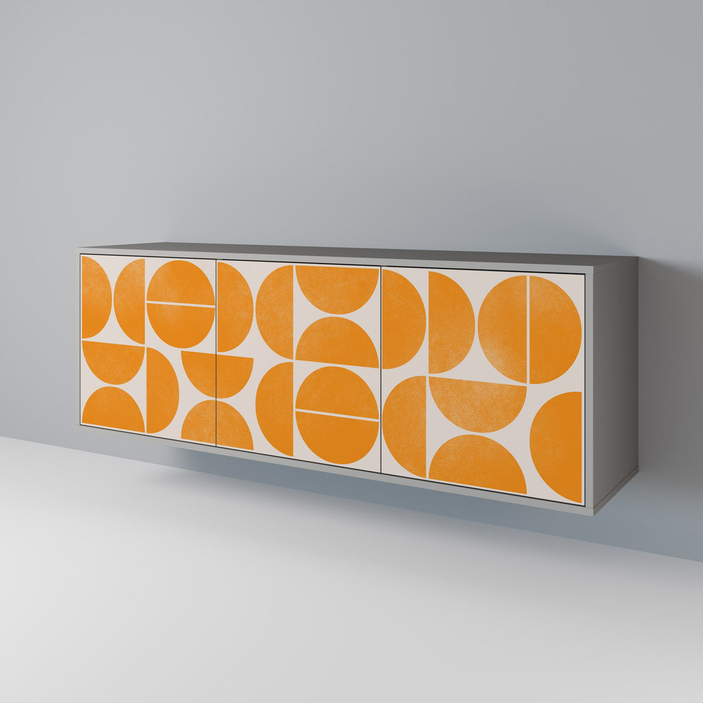 RECURRING DREAMS 3-Door Sideboard in Grey Finish