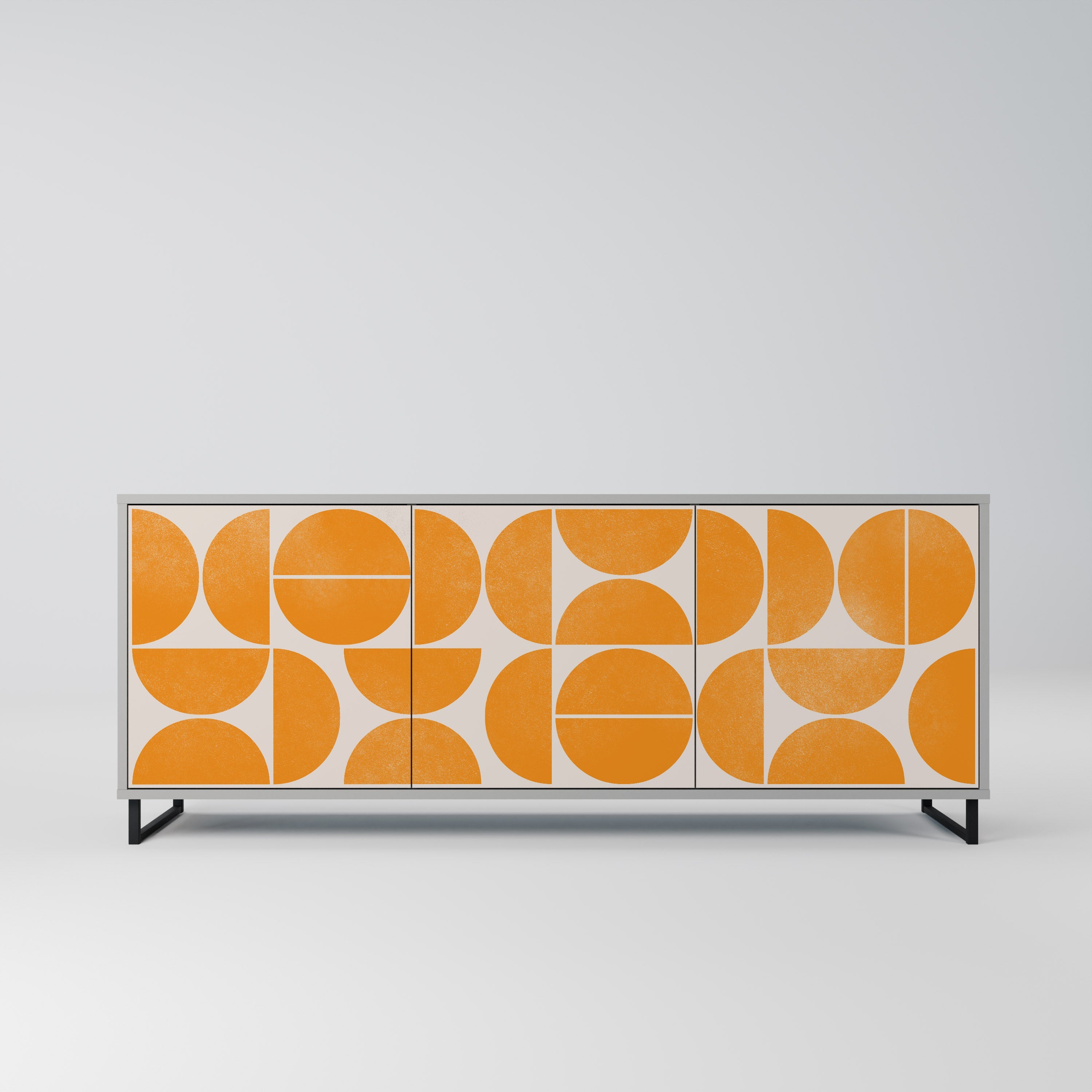 RECURRING DREAMS 3-Door Sideboard in Grey Finish