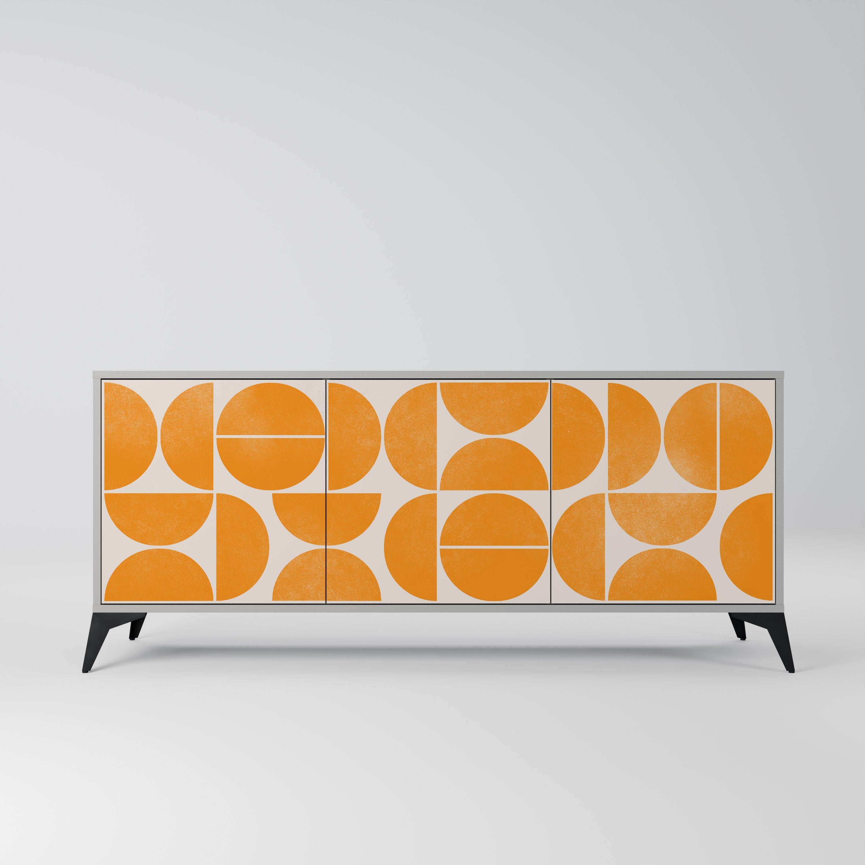 RECURRING DREAMS 3-Door Sideboard in Grey Finish