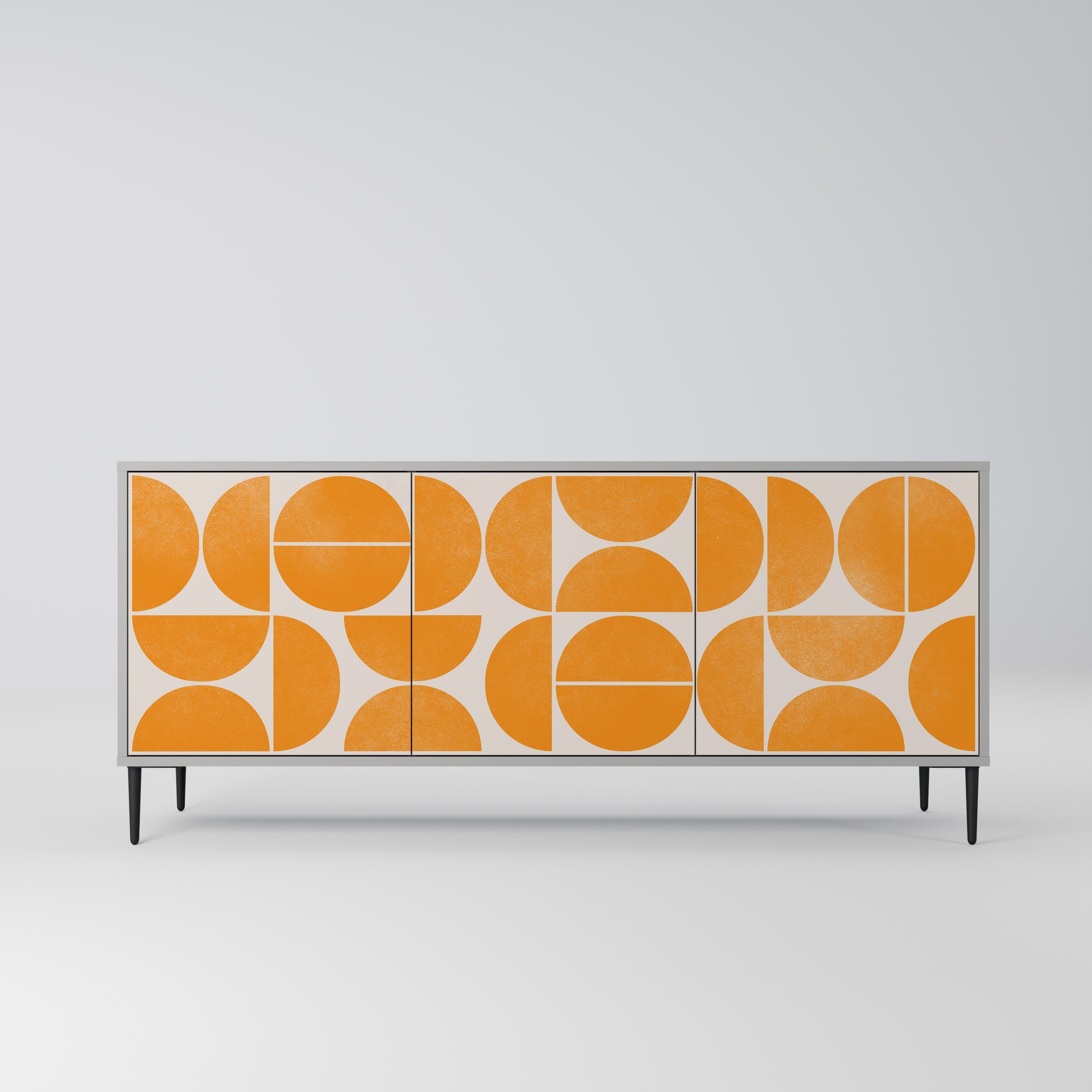 RECURRING DREAMS 3-Door Sideboard in Grey Finish