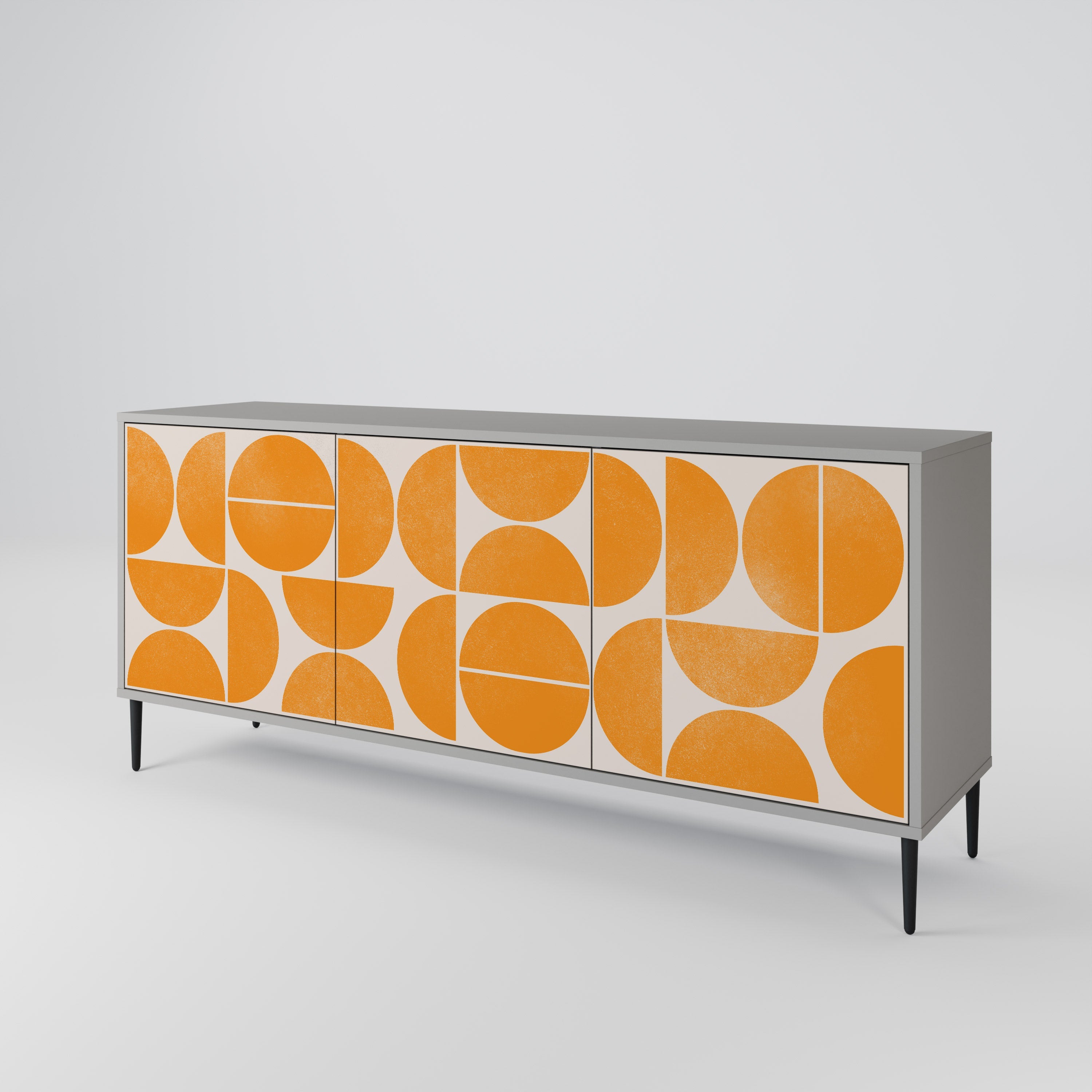 RECURRING DREAMS 3-Door Sideboard in Grey Finish