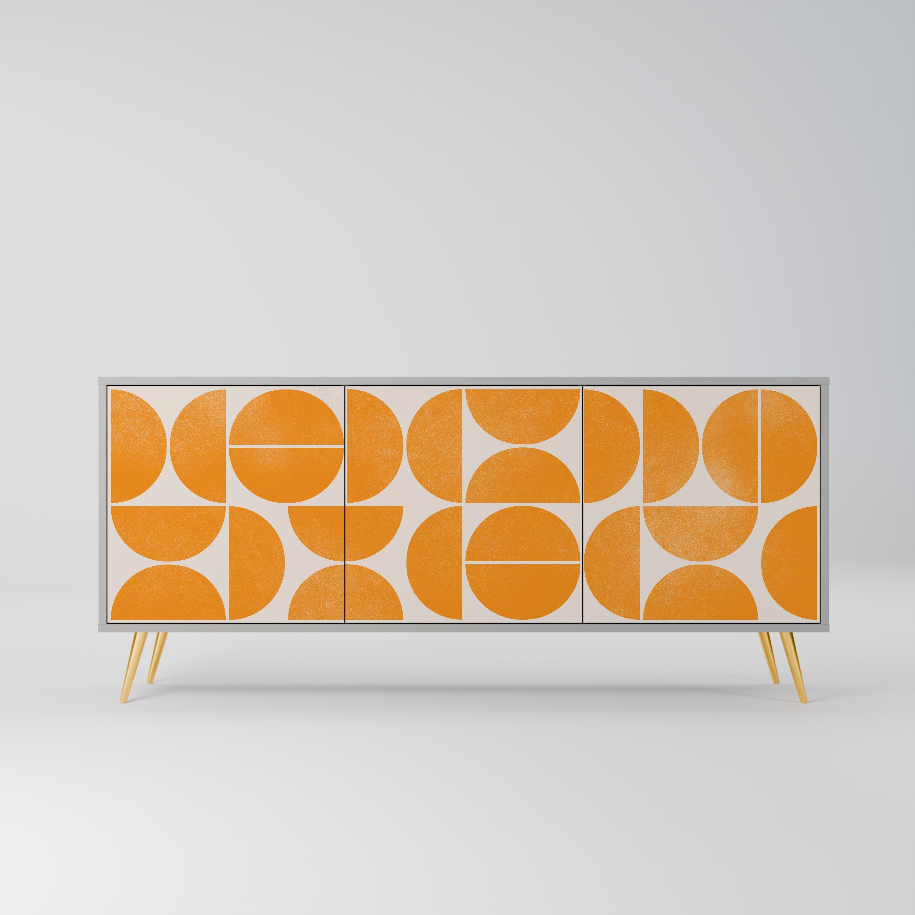 RECURRING DREAMS 3-Door Sideboard in Grey Finish