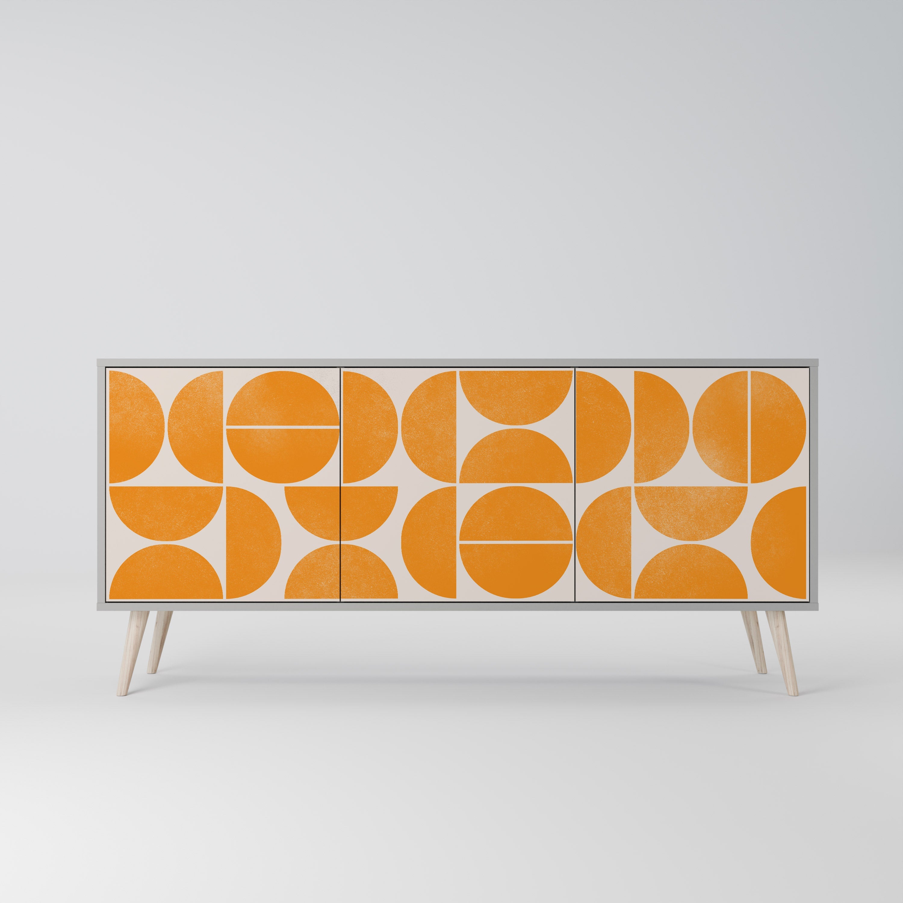 RECURRING DREAMS 3-Door Sideboard in Grey Finish