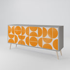 RECURRING DREAMS 3-Door Sideboard in Grey Finish
