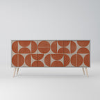 REPETITION COMPULSION 3-Door Sideboard in Grey Finish