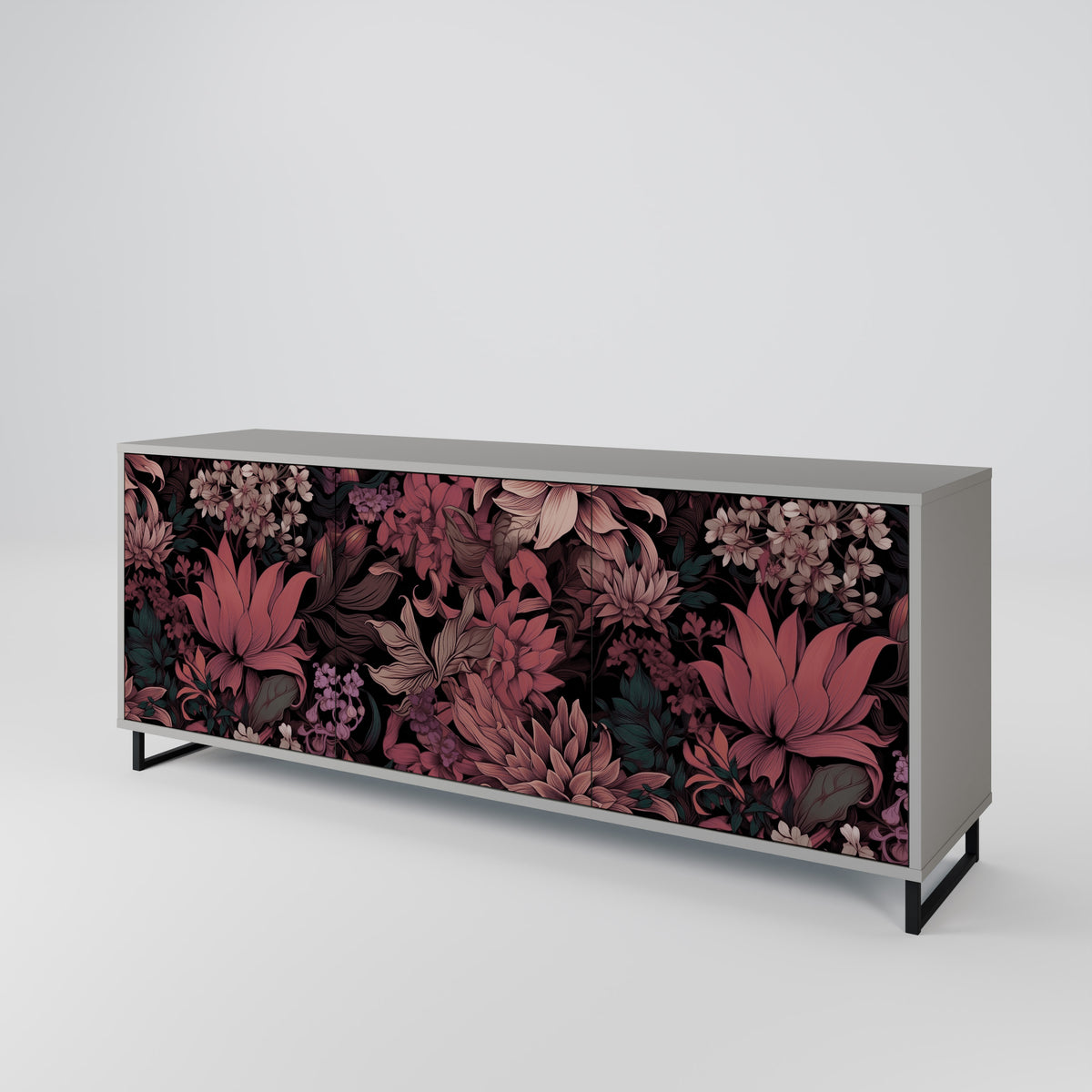 FLORAL WHISPER Aparador de 3 Portas