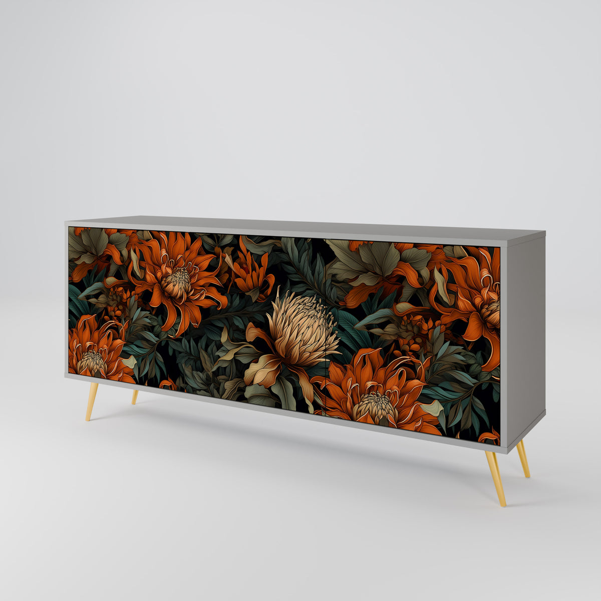 DAWN BLOOM Aparador de 3 Portas