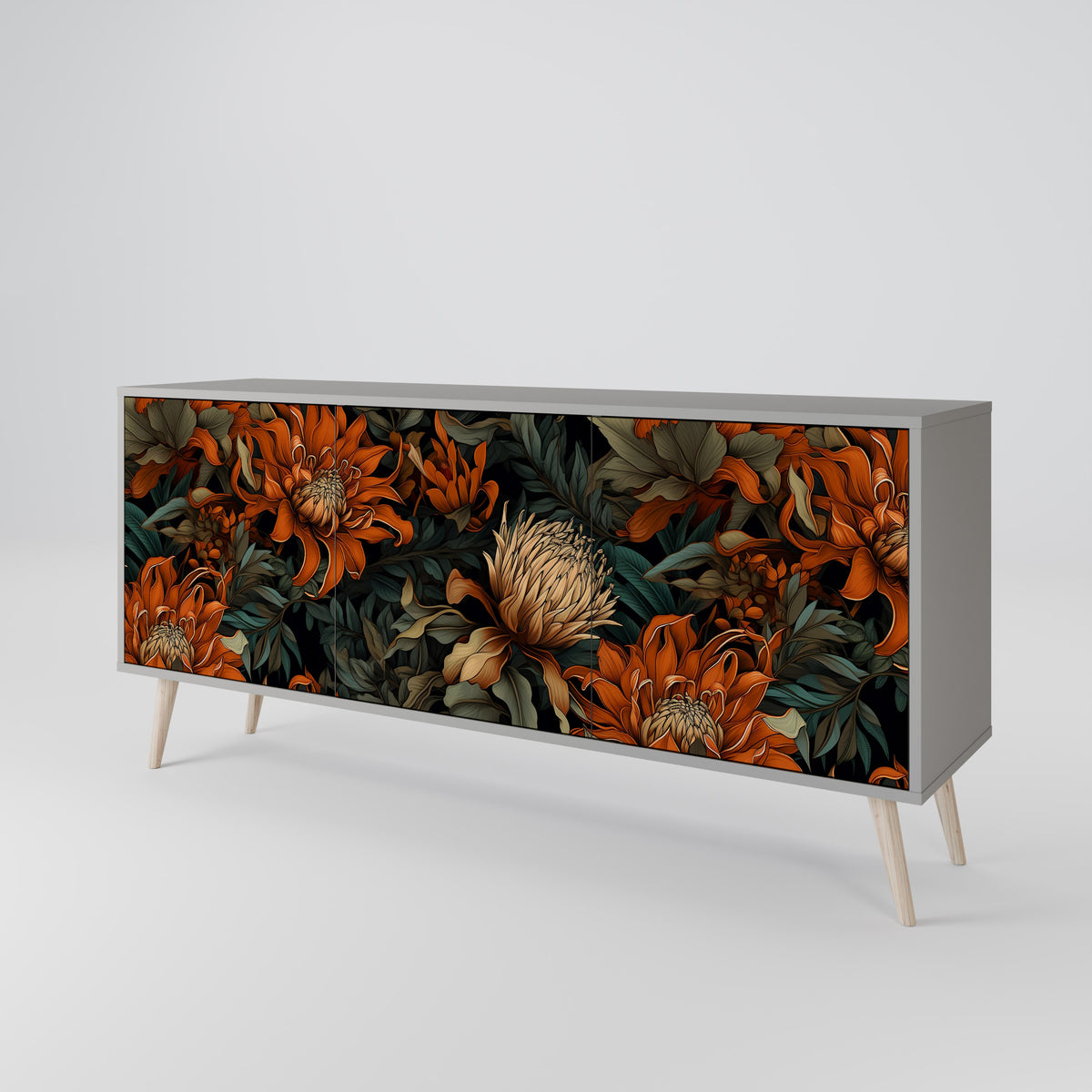 DAWN BLOOM Aparador de 3 Portas