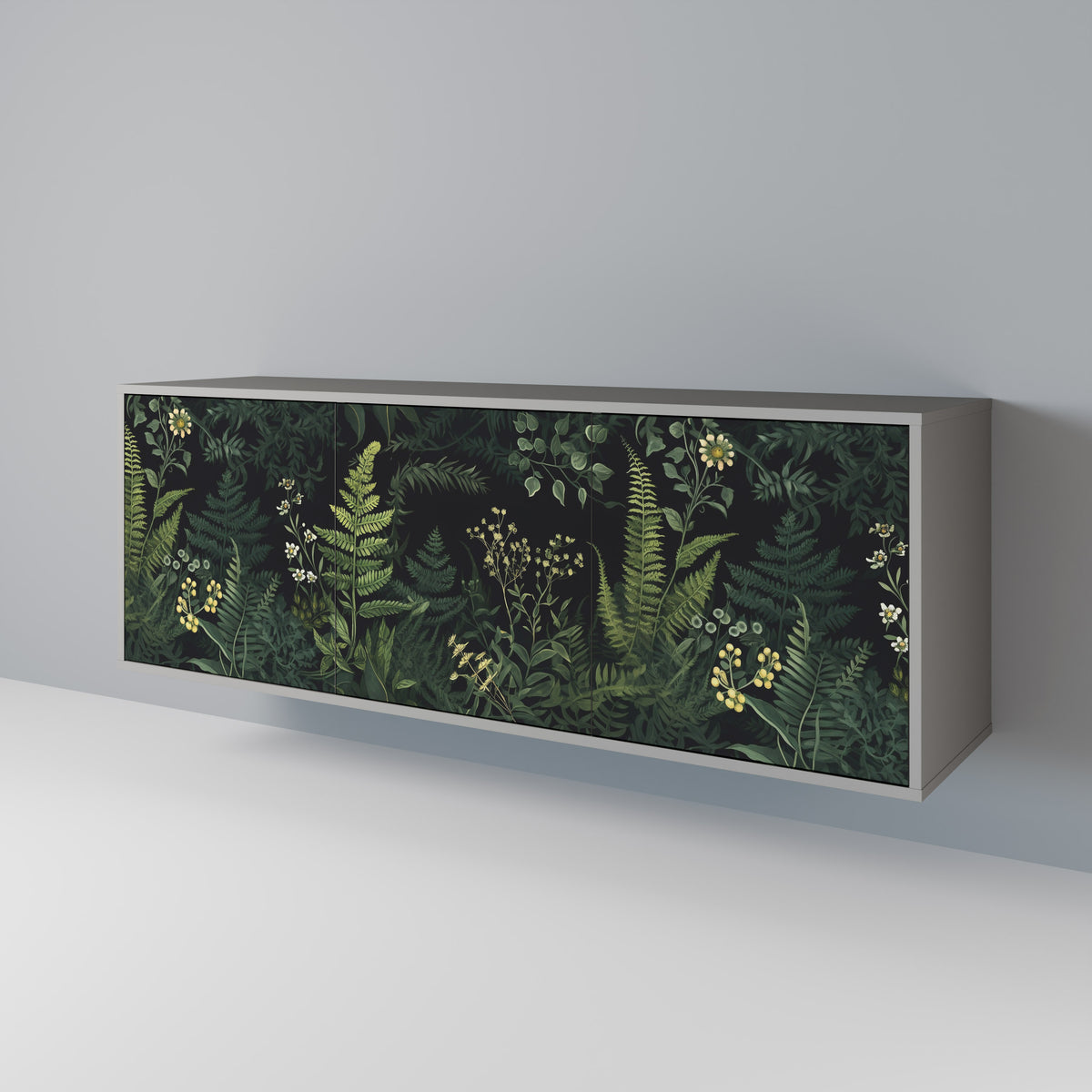 FERN FLOWERS Aparador de 3 Portas