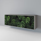 INFINITE MONSTERA 3-Door Sideboard in Grey Finish