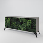 INFINITE MONSTERA 3-Door Sideboard in Grey Finish