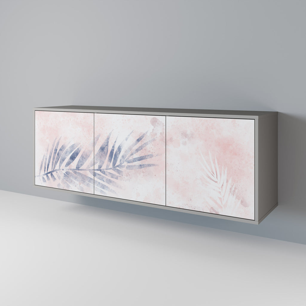 TIMELESS FLOAT 3-Door Sideboard in Grey Finish