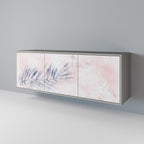 TIMELESS FLOAT 3-Door Sideboard in Grey Finish