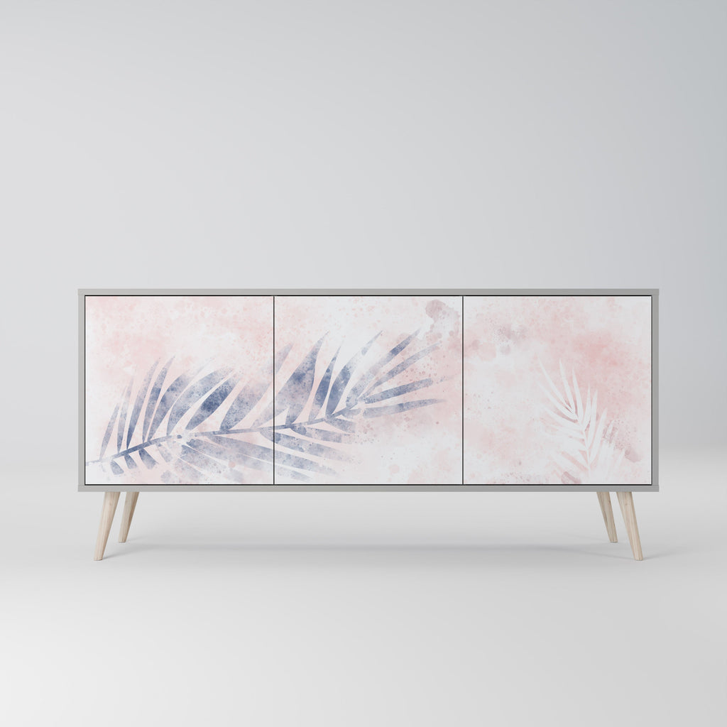 TIMELESS FLOAT 3-Door Sideboard in Grey Finish