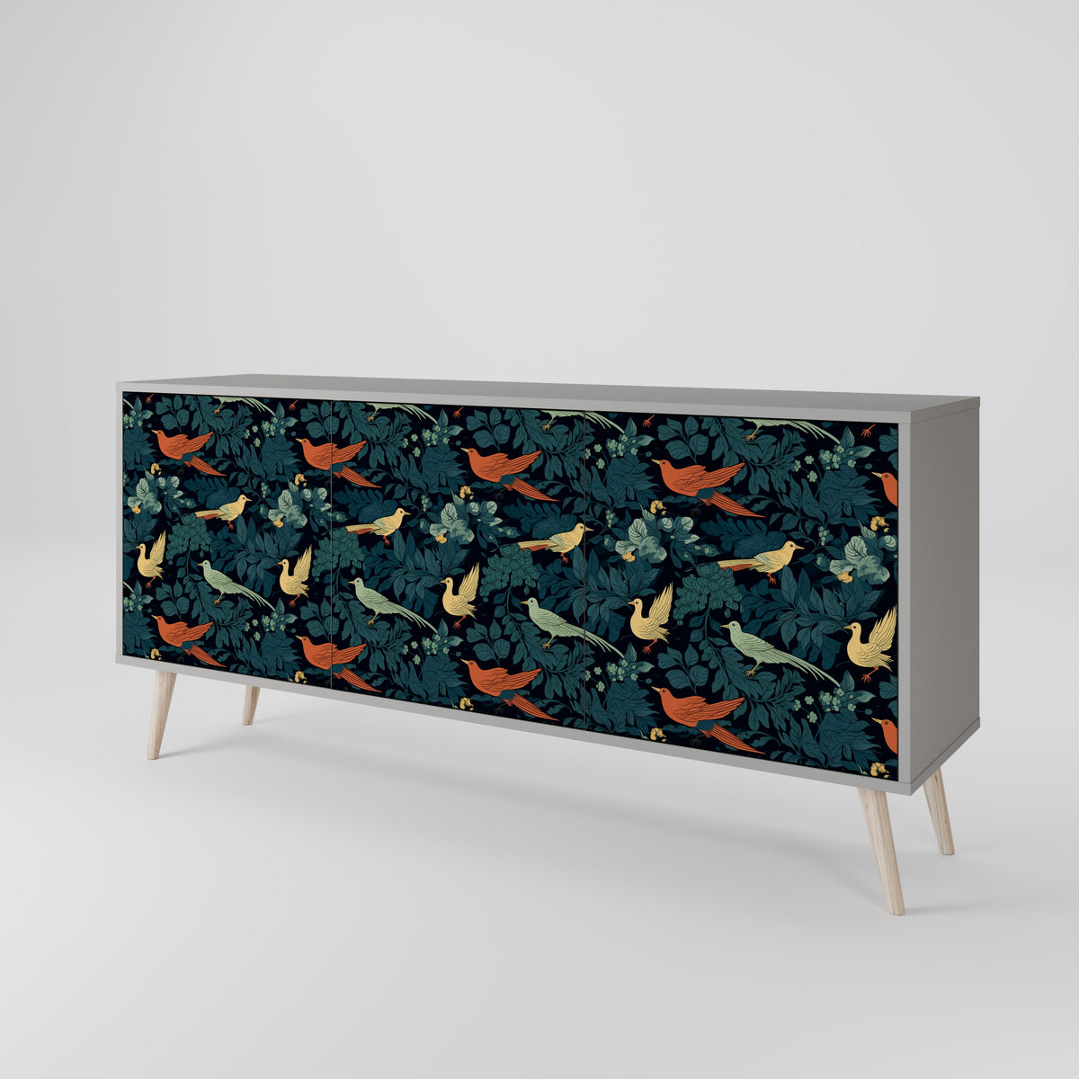 FOWL ORNAMENT Aparador de 3 Portas