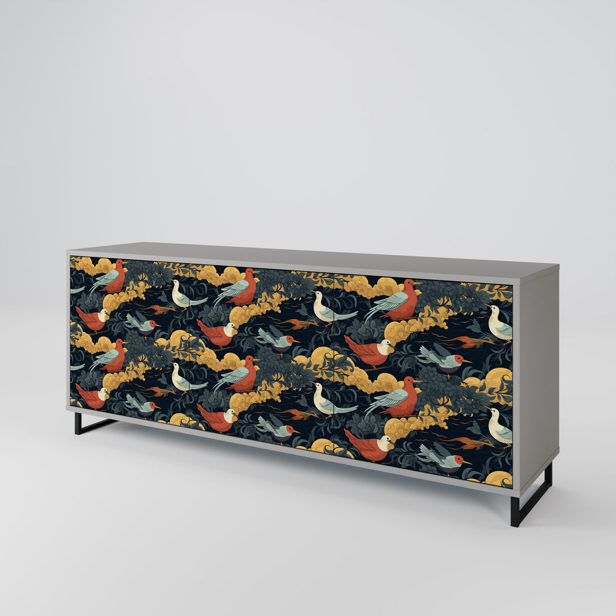 FOWLY DAZE Aparador de 3 Portas
