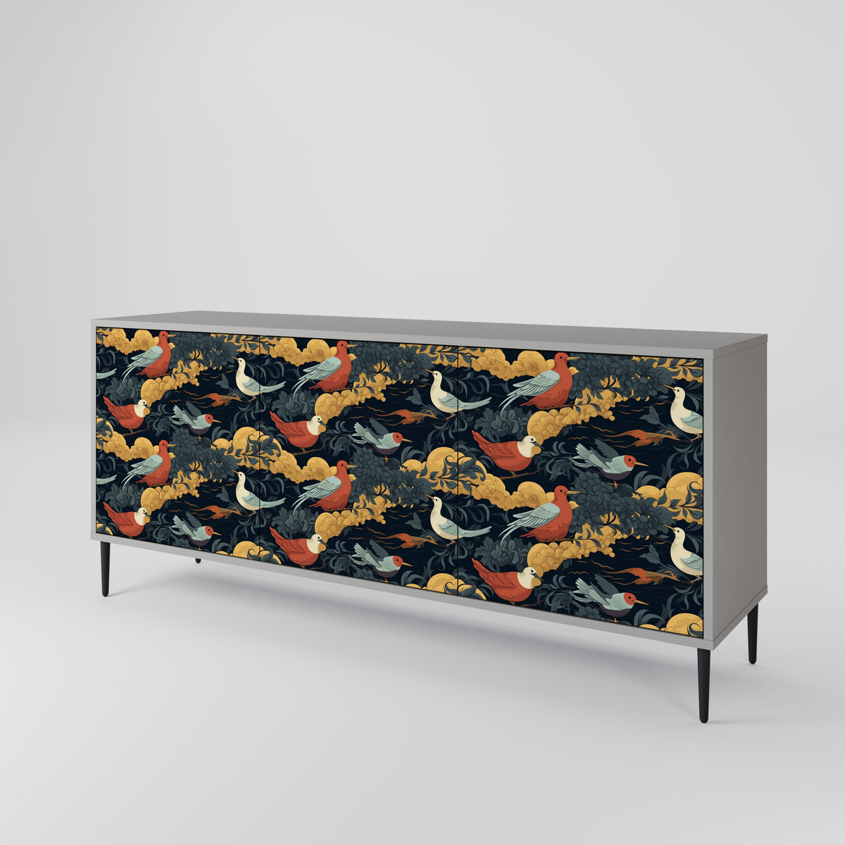 FOWLY DAZE Aparador de 3 Portas