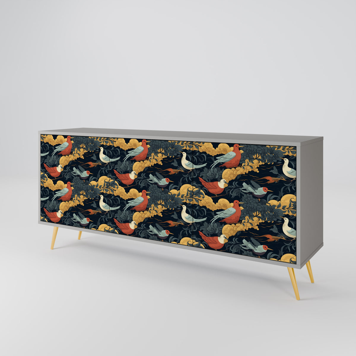 FOWLY DAZE Aparador de 3 Portas