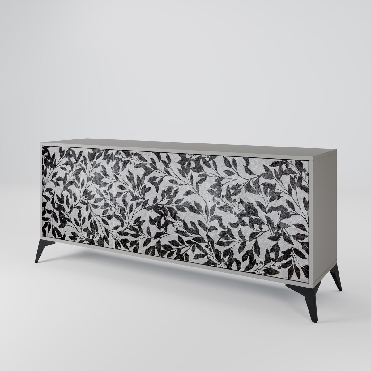 CHARCOAL SPROUT Aparador de 3 Portas