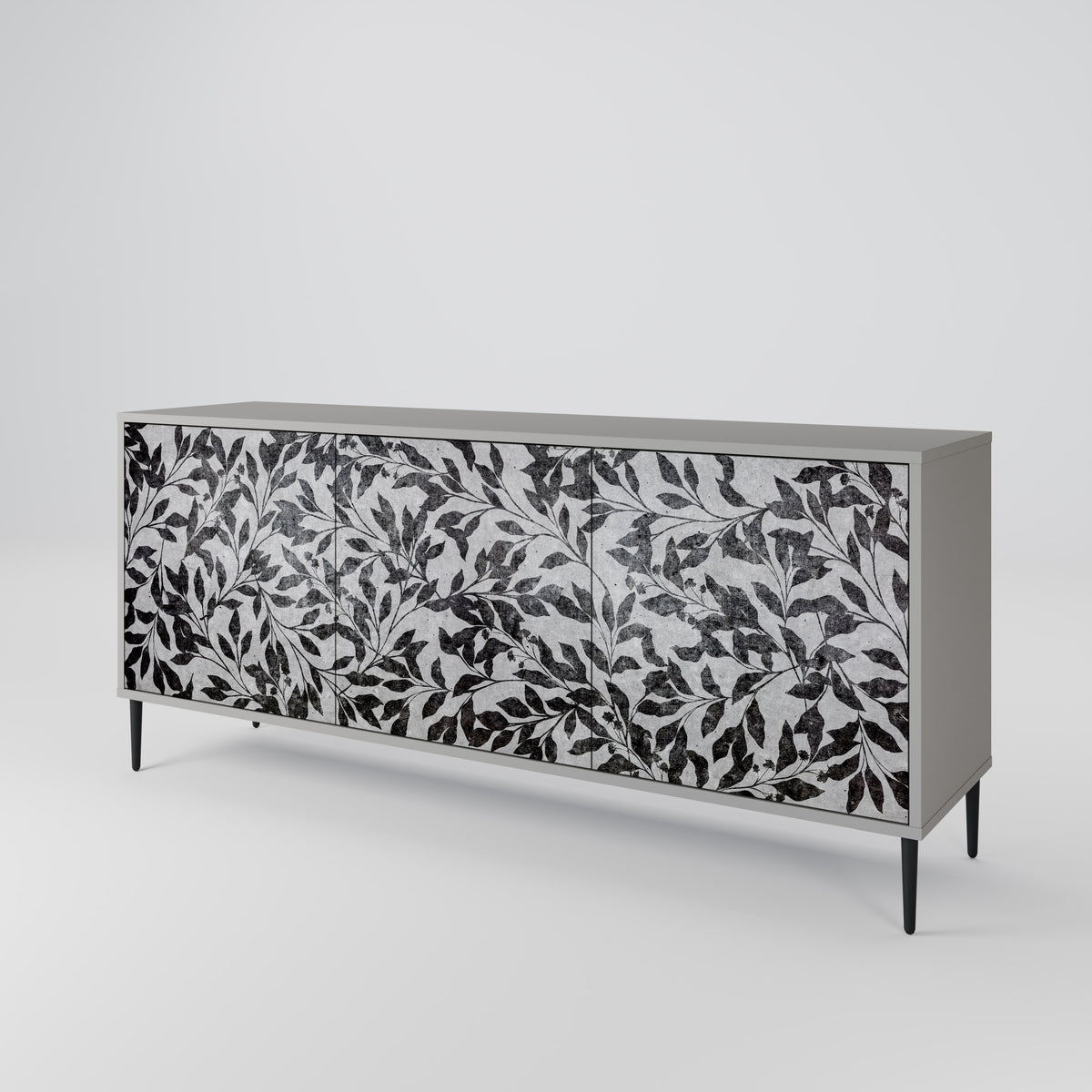 CHARCOAL SPROUT Aparador de 3 Portas