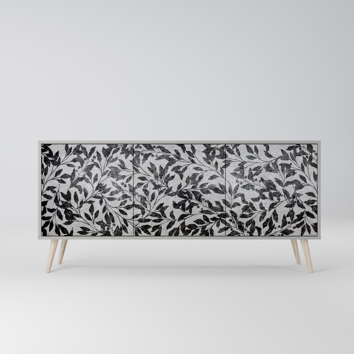 CHARCOAL SPROUT Aparador de 3 Portas
