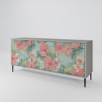 HAWAIIAN SPIRIT 3-Door Sideboard in Grey Finish