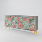 HAWAIIAN SPIRIT 3-Door Sideboard in Grey Finish
